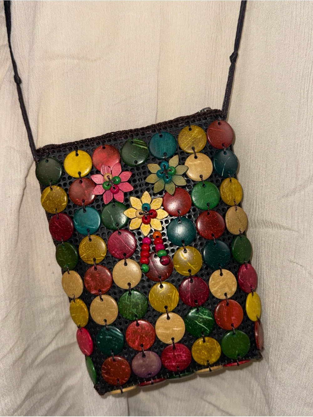 Unbranded Crossbody Small Purse Multicolor Bohemian‎ *READ